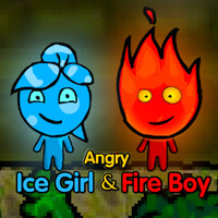 Angry Icegirl and Fireboy