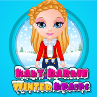 Baby Barbie Winter Braids
