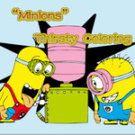 Minions Thirsty Coloring