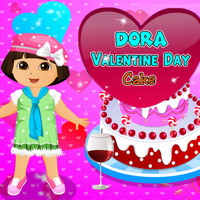 Dora: Valentine Day Cake