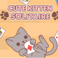 Free Online Games,Do you like cats?  What about solitaire? If yes to both, then you absolutely love this brand new card game with a furry twist, Cute Kitten Solitaire! This is the type of solitaire game that you want to keep playing for hours!