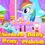 Newborn Baby Pony Princess