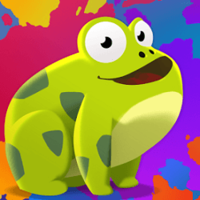 Paint The Frog,Paint the Frog reimagines the classic Tap the Frog mini-game with tons of new frogsome features and challenges! 
Grab your br-r-r-rush and paint frogs as fast as you can to score more points and get rewards!