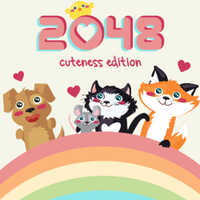 2048 Cuteness Edition,2048 Cuteness Edition is one of the 2048 games that you can play on UGameZone.com for free. Hey, guys, we have prepared you an interesting cute puzzle game-2048 in cute animal edition! When two identical animals touch, they’ll merge into one. Match up identical animals and they will change into a different kind. How many animals will you be able to collect before the grid is crammed so full of tiles you can no longer move? Just enjoy it! Have a good time!