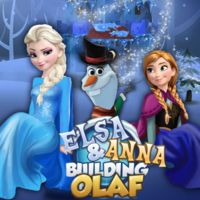 Elsa & Anna: Building Olaf