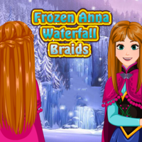 Frozen Anna: Waterfall Braids