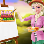 Elsa Drawing Teacher