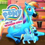 Rainbow Dash Pony And The New Born Baby