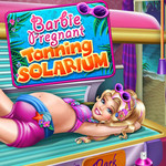 Barbie Pregnant Tanning Solarium