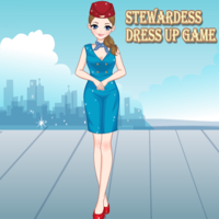 Stewardess Dress Up Game