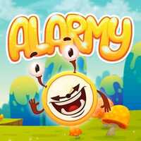 Alarmy,      Alarmy is a physics-based puzzle game, you can play it in your browser for free.  Help Alarmy wake up the sleeping monsters. Click on objects to remove them or interact with them. Get Alarmy next to the monster in each level. Use mouse to interact. Have fun!