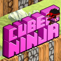 Cube Ninja,Welcome, little ninja! Switch gravity with just a touch or click, and avoid obstacles. Remember to get some Sushi bonus for extra points! Enjoy!