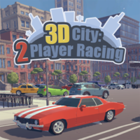 3D City 2 Player Racing