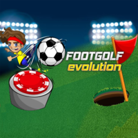 Footgolf Evolution,Footgolf Evolution is an HTML5 Sport Game. Who said that golf and football can't be mixed together? 24 holes and a bunch of strange obstacles for a new compelling game!