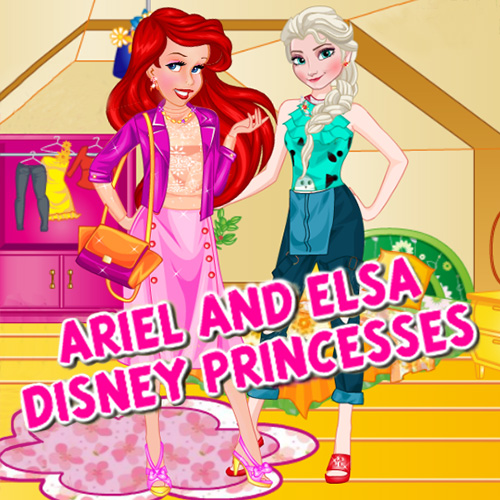 Ariel And Elsa Disney Princess