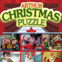 Arthur Christmas Puzzle,Wszystkie dziewięć łamigłówek opartych na przebojowym filmie Arthur Christmas można poznać w duchu sezonu wakacyjnego. Złóż razem każdą z tych wspaniałych scen z filmu w tej grze online.