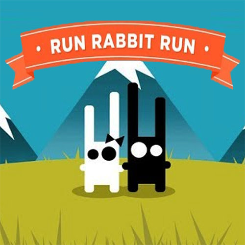 Rabbit, Run. Надпись Run Rabbit Run.