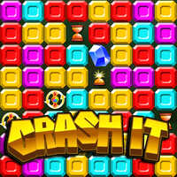 Free Online Games,Crash It is one of the Blast Games that you can play on UGameZone.com for free. Collect clusters of gems in Crash It! This Aztec matching game challenges you to fill your inventory with bright jewels. Burst the biggest groups of identical blocks to score thousands of points. Use power-ups at key moments to avoid running out of time!