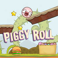 Piggy Roll,Piggy Roll is one of the Physics Games that you can play on UGameZone.com for free. Welcome to the game Piggy Roll. This pig can change its body into a square or circle. Tap to change the shape of the pig. Be careful not to touch spikes. Let the pig fell into the candy box you win.