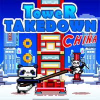 Tower Takedown China,Tower Takedown China to jedna z gier z kranu, w którą możesz grać na UGameZone.com za darmo. Jesteś jedną złą pandą posługującą się bambusem ... po prostu nie obalaj wieży! Pomóż pandzie walnąć w wieżę, ale upewnij się, że nie uderzysz się w głowę!