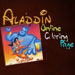 Aladdin Online Coloring Page