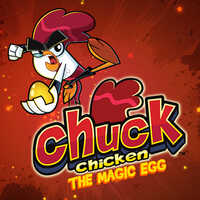 Free Online Games,Chuck Chicken Magic Egg is one of the Physics Games that you can play on UGameZone.com for free. 
Chuck Chicken is on a mission. Defeat his nemesis Dee, Don, Dex, Dr. Mingo and more in this exciting and fast-paced puzzle platformer game. In this game, throw your egg, and watch as it bounces from wall to wall, defeating your opponents. Collect magic eggs to transform Chuck into his alter ego superhero.