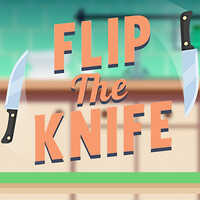 Flip The Knife,フリップザナイフは、UGameZone.comで無料でプレイできるフリッピングゲームの1つです。上にスワイプしてナイフを裏返します。ナイフが正しく着地し、3つ星を獲得していることを確認します。継続的にフリップして、より高いスコアを獲得します。ナイフを椅子、テーブル、鍋、フライパン、ボトル、計量機、その他の家庭用品の上に置きます。これについて言及しましたか？ナイフの軌跡を妨害しようとする迷惑な鳥がいます。ナイフコレクションをアップグレードします。マチェーテから中世のナイフまで、すべて揃っています。無限のゲームプレイ。
