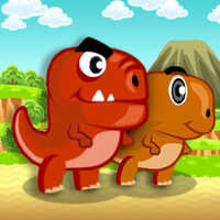 Dino Meat Hunt New Adventure,The dinosaurs have just started searching of meat hunt by the coming of the winter. This time a harder adventure is about to start. Little dinosaur can jump to high places and the big dinosaur can destroy dangerous monsters. Complete the game levels which have hard puzzles by cooperating with your friend and prepare the meat stock for the dinosaurs.