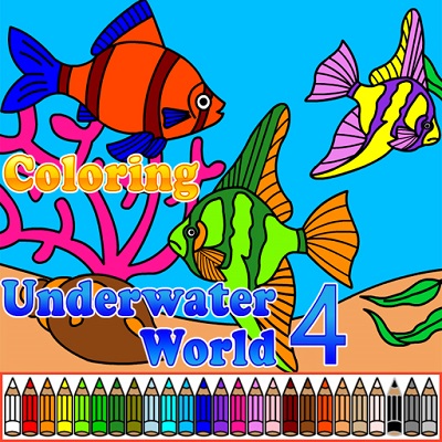 Coloring Underwater World 4 - Play Coloring Underwater World 4 at