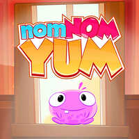 Nom Nom Yum,Nom Nom Yum is one of the Physics Games that you can play on UGameZone.com for free. A sushi monster called Nom Nom descended onto Earth. It's really hungry for some good sushi. It's your job to feed Nom Nom at the Japanese restaurant. Swipe to cut the rope. Watch as the rope swings its way into the Nom Nom's mouth. Make it say YUM!