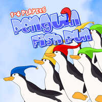 1 - 4 Players Penguin Fish Run,1 - 4 Players Penguin Fish Run is one of the Running Games that you can play on UGameZone.com for free. Have fun alone or with your friend in Penguin Fish Run players.  Play the role of small penguins running on a treadmill and avoid obstacles in this exhilarating party game.  Gain victory and show your friends who're the king of the penguins’ race! 