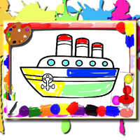 Free Online Games,Boats Coloring Book is one of the Coloring Games that you can play on UGameZone.com for free. 
In this coloring book that belongs to you, you can create your own color world. Choose any image you want to paint to fill it, then use the brush to choose the color you like. I believe that you can make a colorful and perfect painting. Enjoy and have fun!