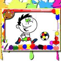 Free Online Games,Football Coloring Time is one of the Coloring Games that you can play on UGameZone.com for free. 
In this coloring book that belongs to you, you can create your own color world. Choose any image you want to paint to fill it, then use the brush to choose the color you like. I believe that you can make a colorful and perfect painting. Enjoy and have fun!