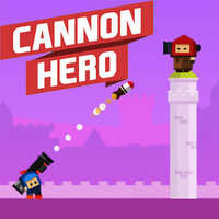 Cannon Hero,Cannon Hero is one of the Shooting Games that you can play on UGameZone.com for free. 
Do you want to be a cannon hero? Now you have a chance! You need to shoot your enemies stand on the platform, different height needs a different angle. Shoot them to get coins, you can unlock new characters when you have enough coins. Enjoy your time with our new game Cannon Hero!