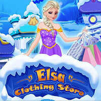 Elsa Clothing Store,Chodźmy na zakupy z Elsą! Kupuj piękne ubrania w sklepie odzieżowym i wybierz odpowiednie obuwie w sklepie obuwniczym. Nie zapomnij kupić modnej biżuterii, kolczyków, naszyjników, torebek, czapek itp. Baw się dobrze!
