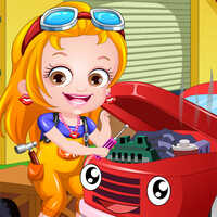 Baby Hazel Mechanic Dress Up,You can play Baby Hazel Mechanic Dress Up on UGameZone.com for free. 
Gosh! Baby Hazel's car has broken down. And our little princess has to visit her friend's home for the party. She plans to fix the issue on her own so that she can reach on time. Hazel needs your help to dress up in a mechanic outfit and accessories. Can you help her? Pick the comfiest and stylish mechanic-style costume and accessories for Hazel. Give her the tools required for repairing the car. Enjoy and have fun!