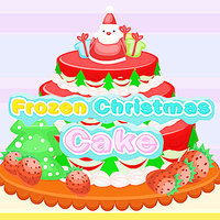 Frozen Christmas Cake