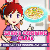 Free Online Games,Sara's Cooking Class: Chicken Fettuccine is one of the Cooking Games that you can play on UGameZone.com for free. You are going to the cooking class where the mentor is Sara. Sara is a very good chef and the best thing about her is that she makes complicated recipes seem so easy. You will have to follow her instructions and use the ingredients in the correct way to carry out the cooking task to make Chicken Fettuccine. Join the world-famous chef in her kitchen while she whips up this delicious dish.